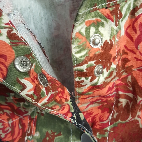 colorful jean jacket - Picture 13 of 13